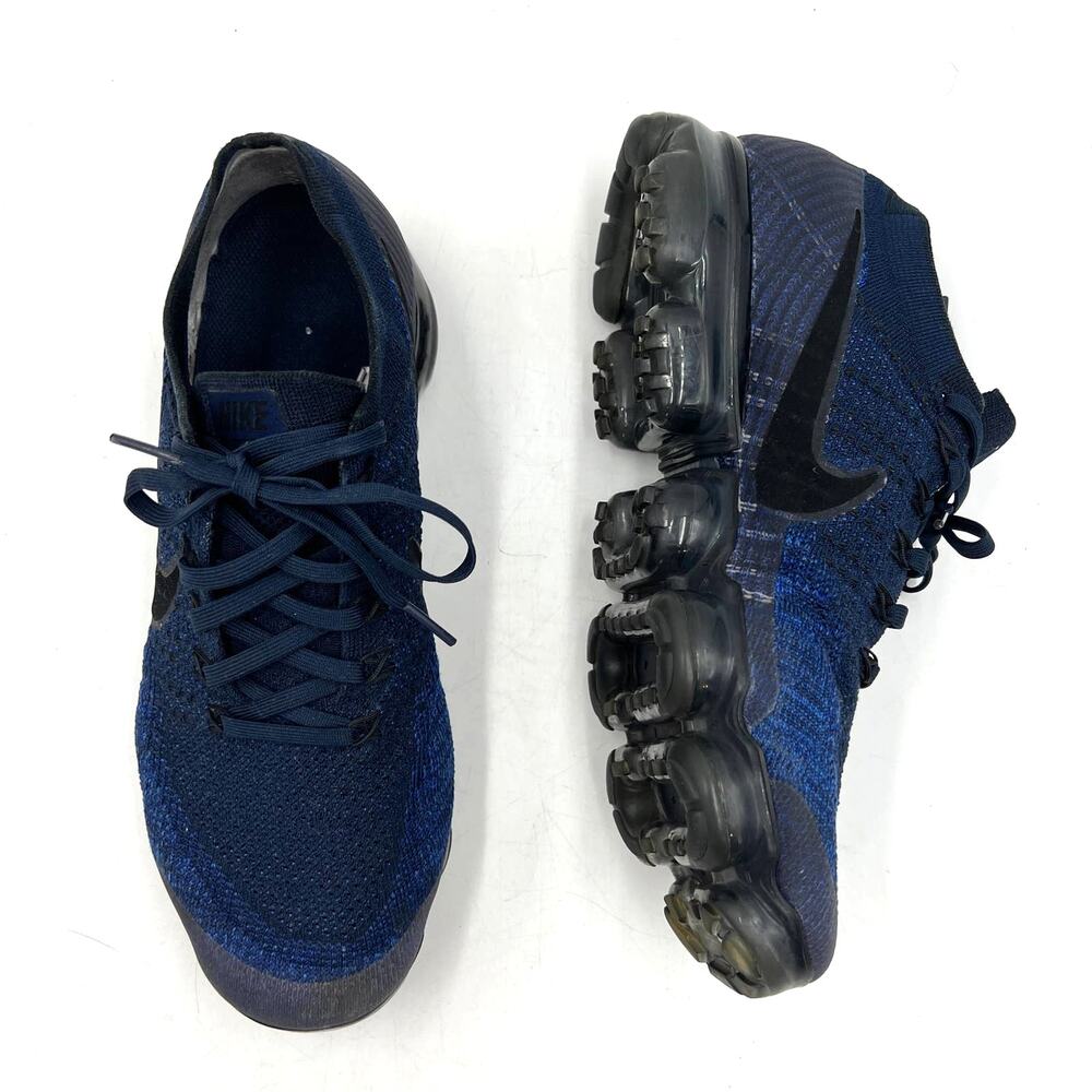 Nike Air Vapormax Flyknit  Midnight Blue Black Sneakers